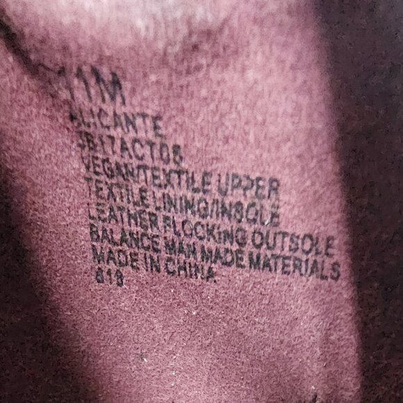 JBU Alcante Mary Janes Burgundy Y2K 11M - Picture 9 of 10